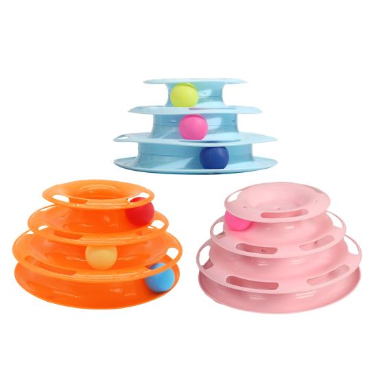 Игрушка-тарелка для кошек Встроенные шарики Креативные развлекательные Устойчивы к царапинам Устойчивы к укусам Избавляют от скуки Снимают стресс