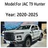 Для JAC T9 Hunter 2020 2021-2025 Ветровики на окна и двери Козырьки вентиляционных отверстий Защита от солнца, дождя и ветра Накладки Дефлекторы Защита от непогоды Автоаксессуары