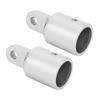 2pcs Stainless Steel Top Eye End Slide Cap 22mm 0.9in Hardware Accessories for Marine Boat