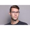 Full Rim Square Matte Black Blue Smartbuy Collection Spence 909a Fashion Men Eyeglasses