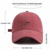 Embroidery Letter Rugged Baseball Cap Solid Color Duck Tongue Cap Fashion Sun Hat  for Women