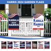 Баллотироваться на пост президента 2024 Садовый флаг Двусторонний дворовый флаг Внутренний наружный баннер Домашний декор