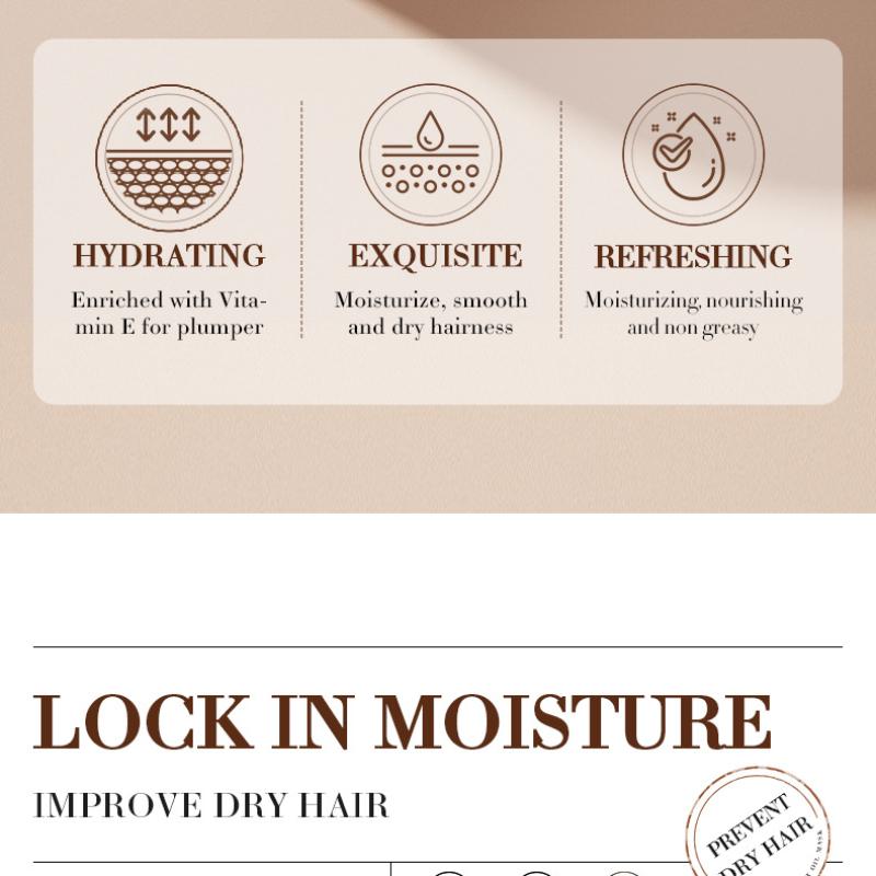 Кокосовая маска для волос SADOER устраняет пушистость и увлажняет кондиционер большой емкости