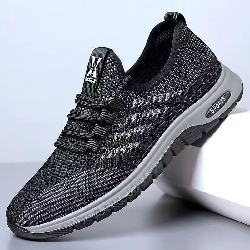 Мужские повседневные слипоны из дышащей сетки Flyknit