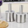Stainless Steel Household Mashing Jar Multifunctional Pill Crusher New Manual Garlic Pounder