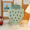 Cute Strawberry Holder Rack Hollow Pencil Desk Organizer Makeup Holder Containers Storage Kawaii Fruit Stationery Accessories