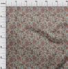 oneOone Cotton Flex Gray Fabric Asian Suzani  Dress Material Fabric Print Fabric By The Yard 40 Inch