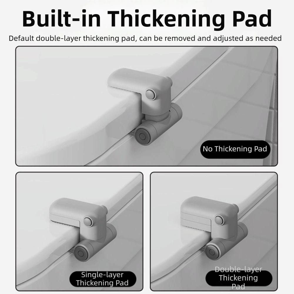 Self Adhesive Toilet Locks Baby Proof Toilet Seat Locks for Toddler Child Safety Lock  Kids Safety