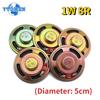 5PCS 5CM Ultra-thin Speaker 1W 8R Acoustic Loudspeaker 8 Ohm 1W Diameter 50MM Speakers , for Arduino Diy Electronic Kit