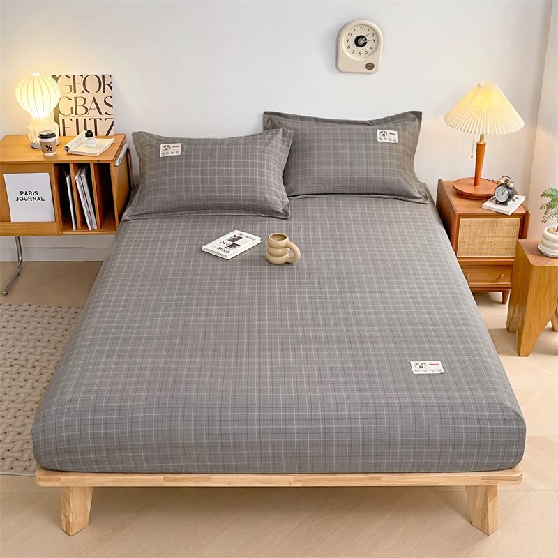 Однослойная простыня на подкладке из стираного хлопка и льна типа A Защитная простыня для матраса Simmons(Не включать наволочки)