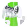 3-in-1 Manual Rotary Vegatable Fruit Slicer Kitchen Cheese Chopper Machine with 3 Sharp Drums Multifunctional Garlic Shredder