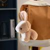 10cm Plush Rabbit Pendant Fully Filled Soft Lovely Animal Doll Plushie Handbag Ornament PP Cotton Bunny Doll Backpack Keychain Accessories Party Favor