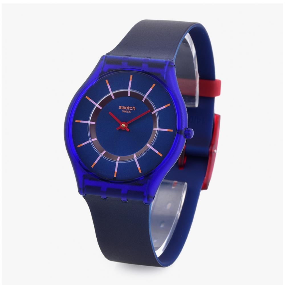 Swatch Ss08n117 Very Jazzy Berry Public Urethane Watch