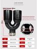Dual Outlet Stainless Steel Exhaust Pipe - Available In Bright Black and Silver, Compatible with Various Car Models