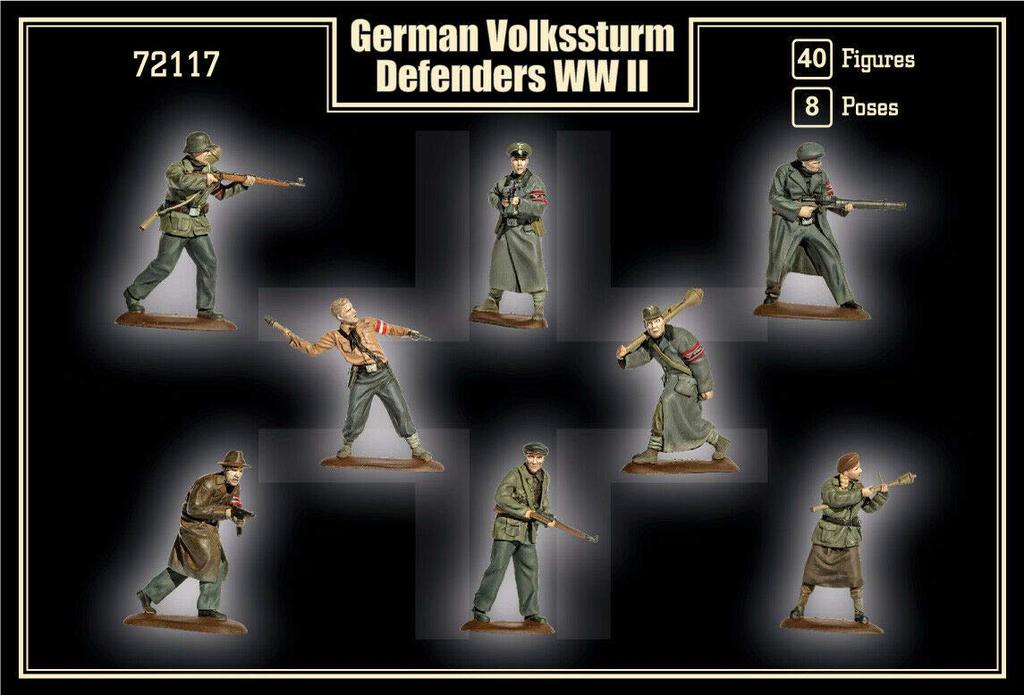 SM Mars Figure 1/72 German Volkssturm Defender WWII 40 Unpainted Figure