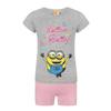 Девочки Желтая Белло! Короткий пижамный комплект «Миньоны»