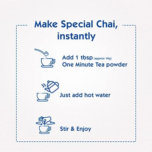 Society Tea Society OMT Masala Instant Tea Premix 500G Jar | Quick Hot Beverage Powder