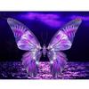 DIY Алмазная картина Фиолетовая бабочка Алмазная вышивка Алмазная мозаика Вышивка крестом Искусство Настенный декор
