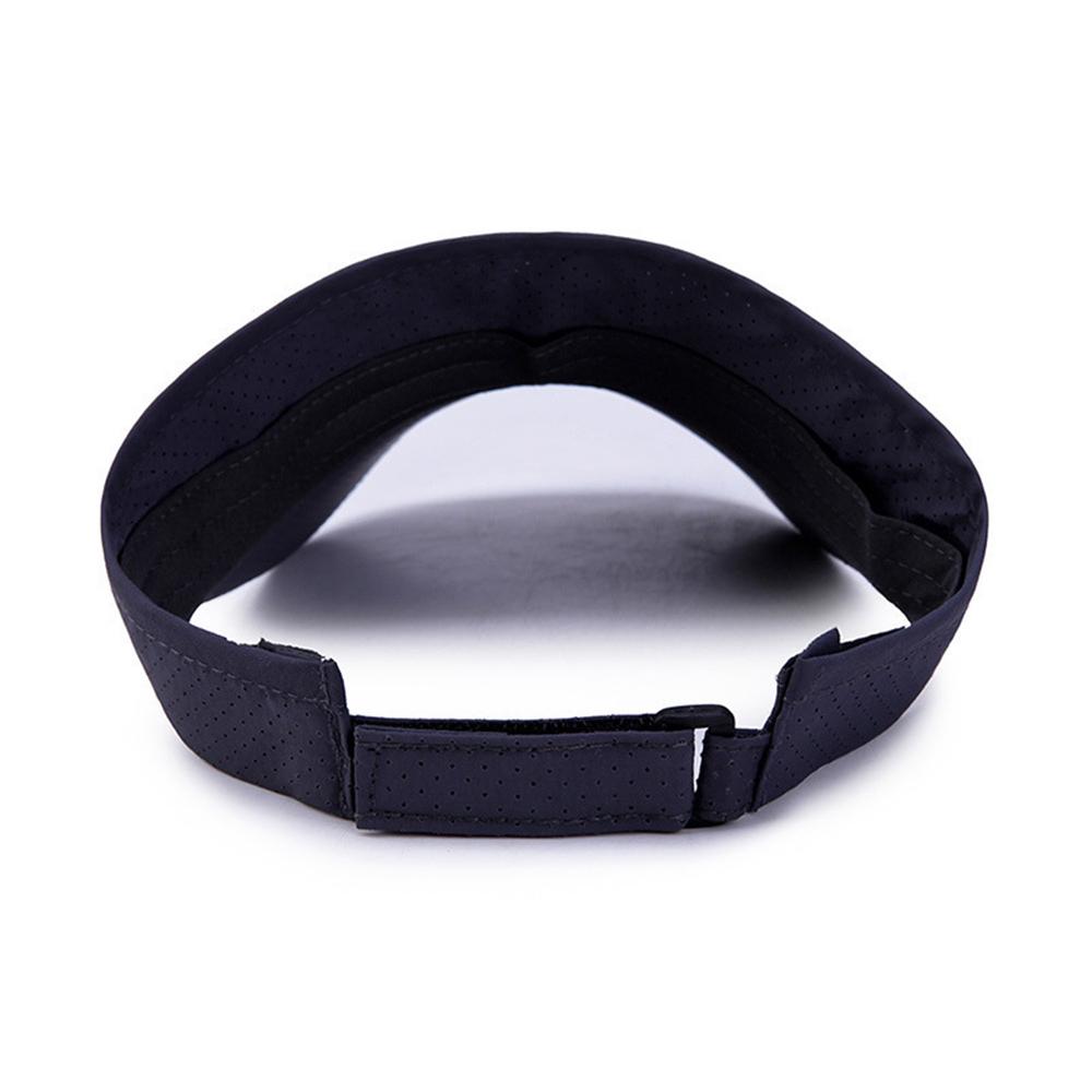 Модная дышащая воздушная солнцезащитная шляпа, быстросохнущий козырек, защита от ультрафиолета, регулируемая однотонная солнцезащитная кепка для взрослых, пляжный теннис, гольф, бег, солнцезащитная кепка