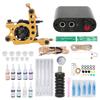 Coil Tattoo Machine Foot Pedal Power Supply Clip Cord Practice Tattoo Ink Novice Tattoo Kit
