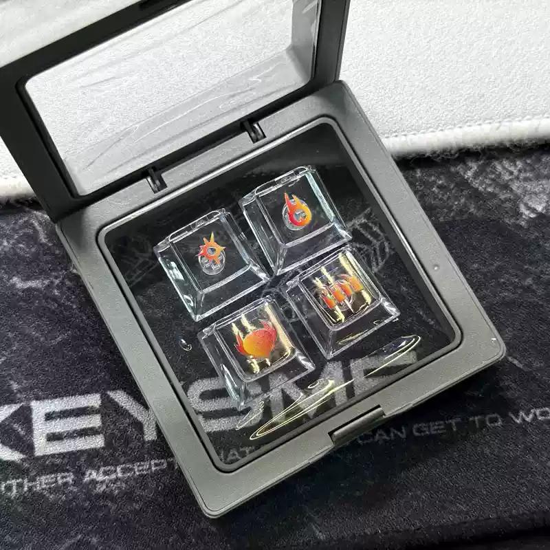 Keycaps Навыки Valorant Механическая Клавиатура Прозрачные Профиль Cherry Кастомные Аниме Keycaps Игровая Клавиатура для ПК Подарок Коллекционные