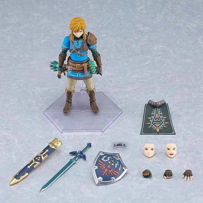 Легенда о Зельде Слезы Королевства Фигурка Действия Figma 626 Фигурки Линка Дыхание Дикой Природы Аниме Фигурка Коллекционная Модель Подарок