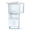 BRITA 1.1L Water Filter Pot with Liquery White Memo, Includes One Cartridge [Japan Specification, Official Japanese Product]