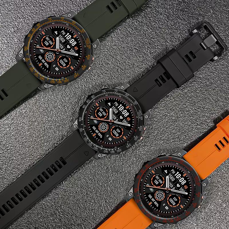 Stainless Steel Bumper Cover For Garmin Fenix 8 51mm 43MM 47MM Paste install Metal Bezel Ring Protective Quatix8 51 43 47mm
