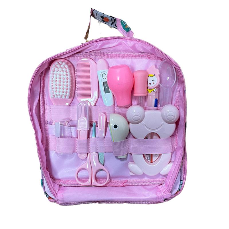 13 шт./компл. детские ежедневные чистящие средства, набор для ухода за носом, аспиратор, кусачки для ногтей, зубная щетка на кончиках пальцев