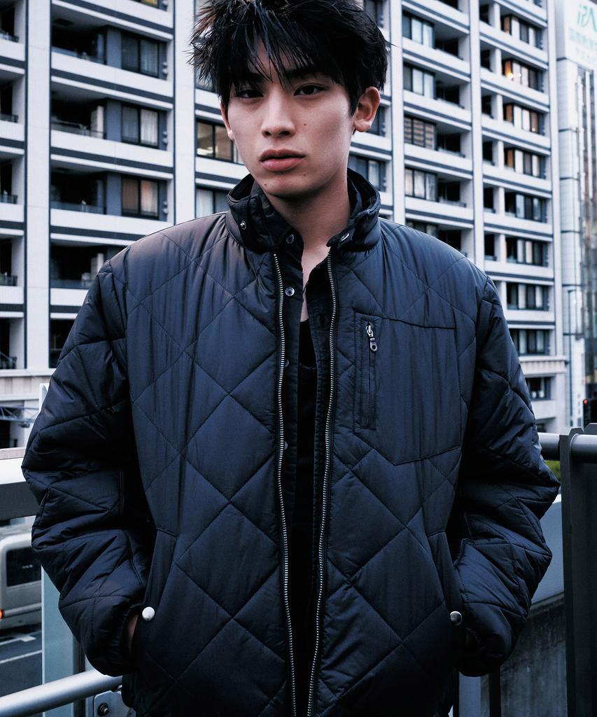 NOMANUAL Neo Quilted Jacket - Black