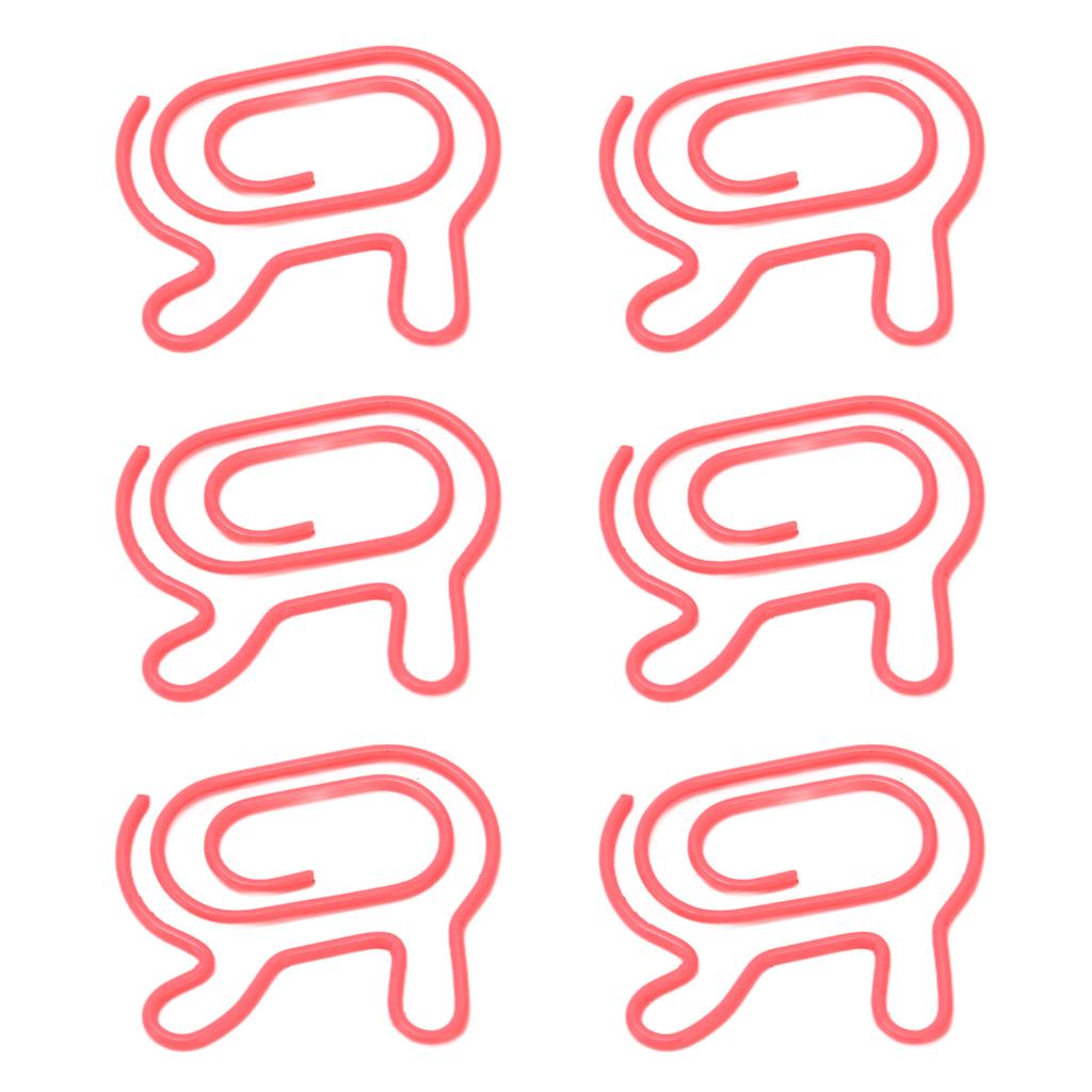 100 шт. Скрепки для бумаги с повышенной устойчивостью к скольжению, предотвращение ржавчины, процесс покрытия, изысканная офисная бумага 