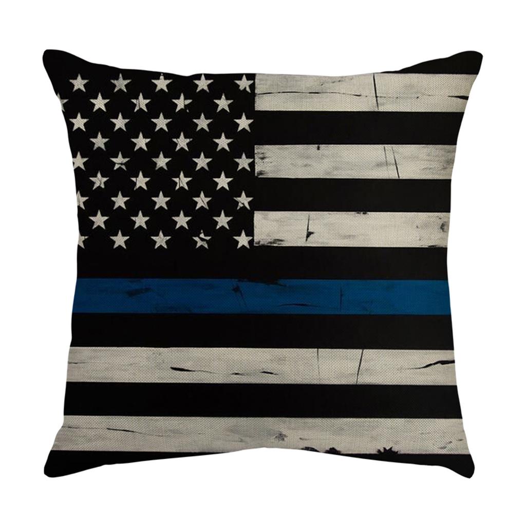 Independence Day Pillowcase Cartoon  Linen Digital Printing Pillowcase