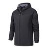 Autumn Windcheaters Winter Charge Jacket Men's Thin Hooded Windbreaker Coat Windproof Waterproof Outdoor Men's Tactical Coats Black