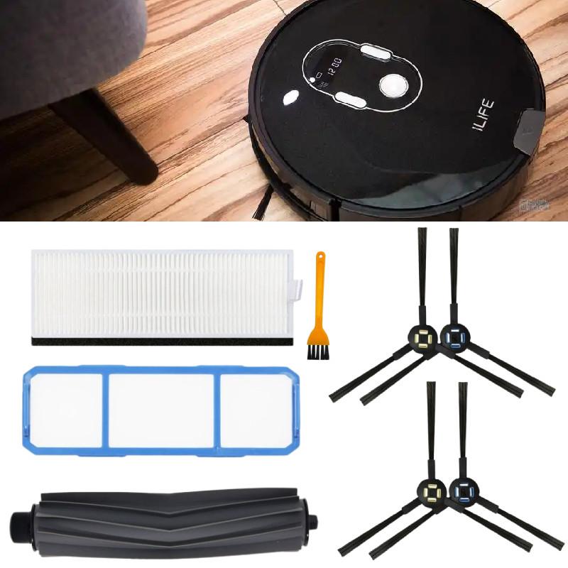 For Silvercrest Ssr1 Ssra1 Ilife A9s A9 A7 Robot Vacuum Accessories With Main Brush Edge Brush Filter For Efficient Floor Cleaning