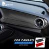 Настоящая мягкая карбоновая наклейка для Chevrolet Camaro 2016 2017 2018 2019 2020 2021 2022 2023 Салон автомобиля, пассажирская сторона, центральная консоль