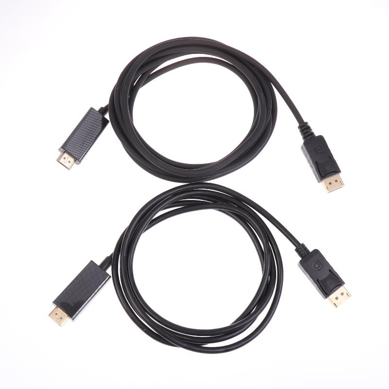 Кабель Dp To Hd 1.8/3М Кабель-адаптер 4K HD Кабель для компьютерного монитора Конвертирует большой Dp в Hd для компьютера, ноутбука, телевизора, проектора, монитора