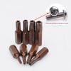 8 PCS Magnetic  Batch Head Screwdriver Bit Set For Electric Drill TS8/10/15/20/25/27/30/40  Five-Point Screw Driver Bit Tools