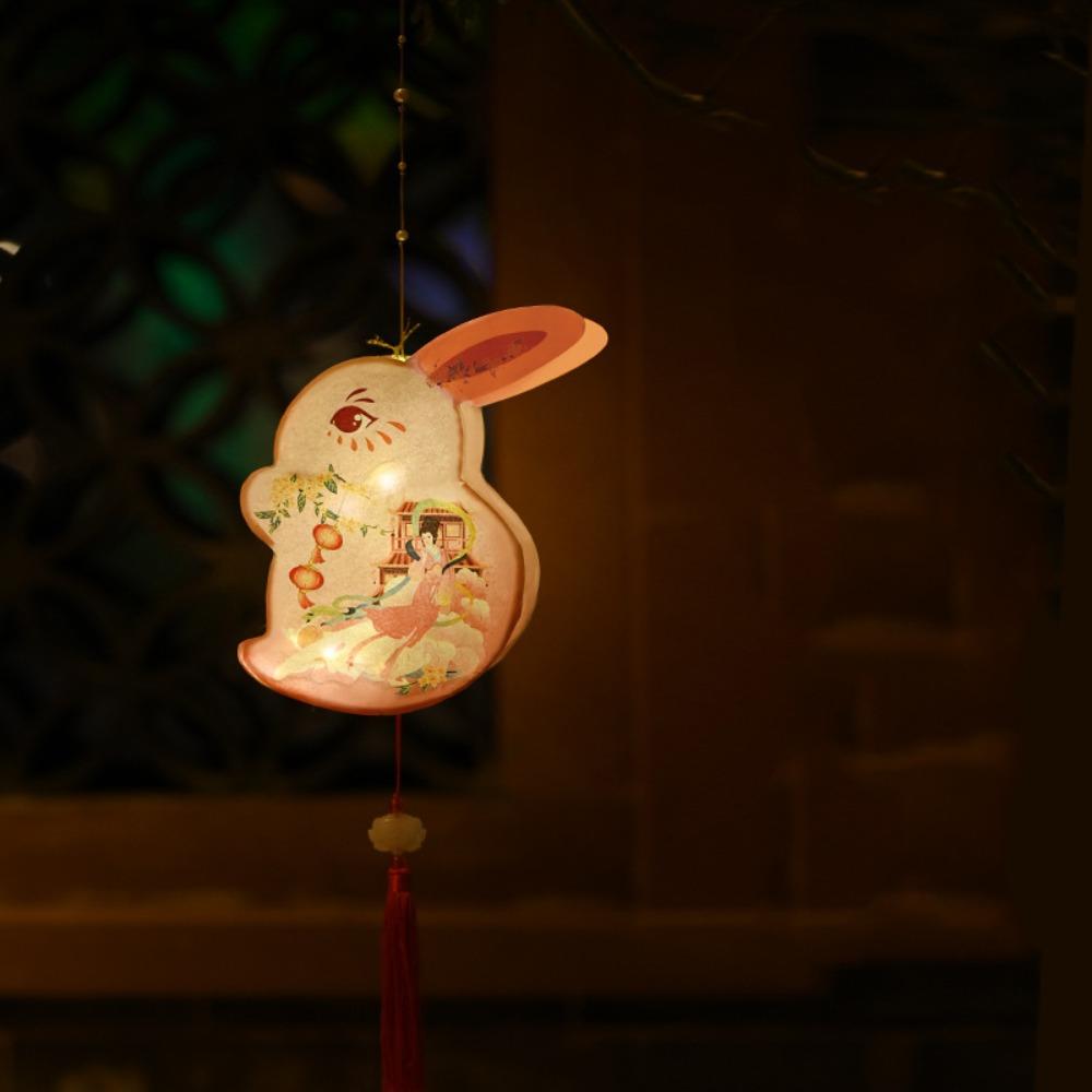 Chinese Style Festival Lantern Material Kit Paper Ancient Style Handheld Lantern Women Children