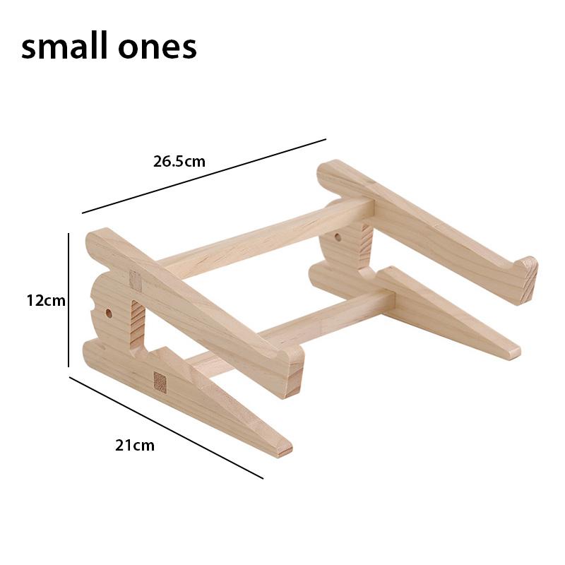 Solid Wood Laptop Stand Removable Vertical Bracket Cooling Base For Macbook Air Pro Accessories Convenient