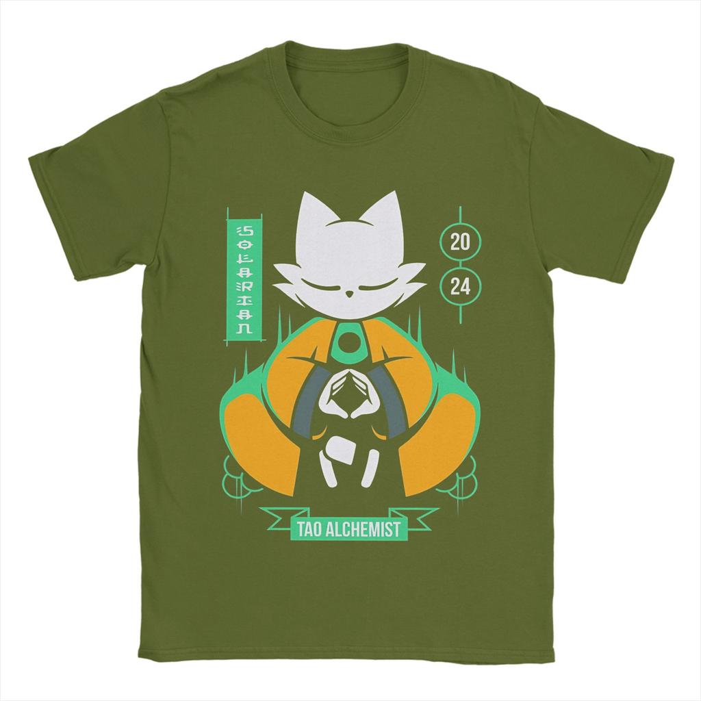 Nine Sols 9 Yi Fangshi Tao Indie Game T Shirts for Unisex Cotton Leisure T-Shirt Crew Neck Tees Short Sleeve Tops Gift