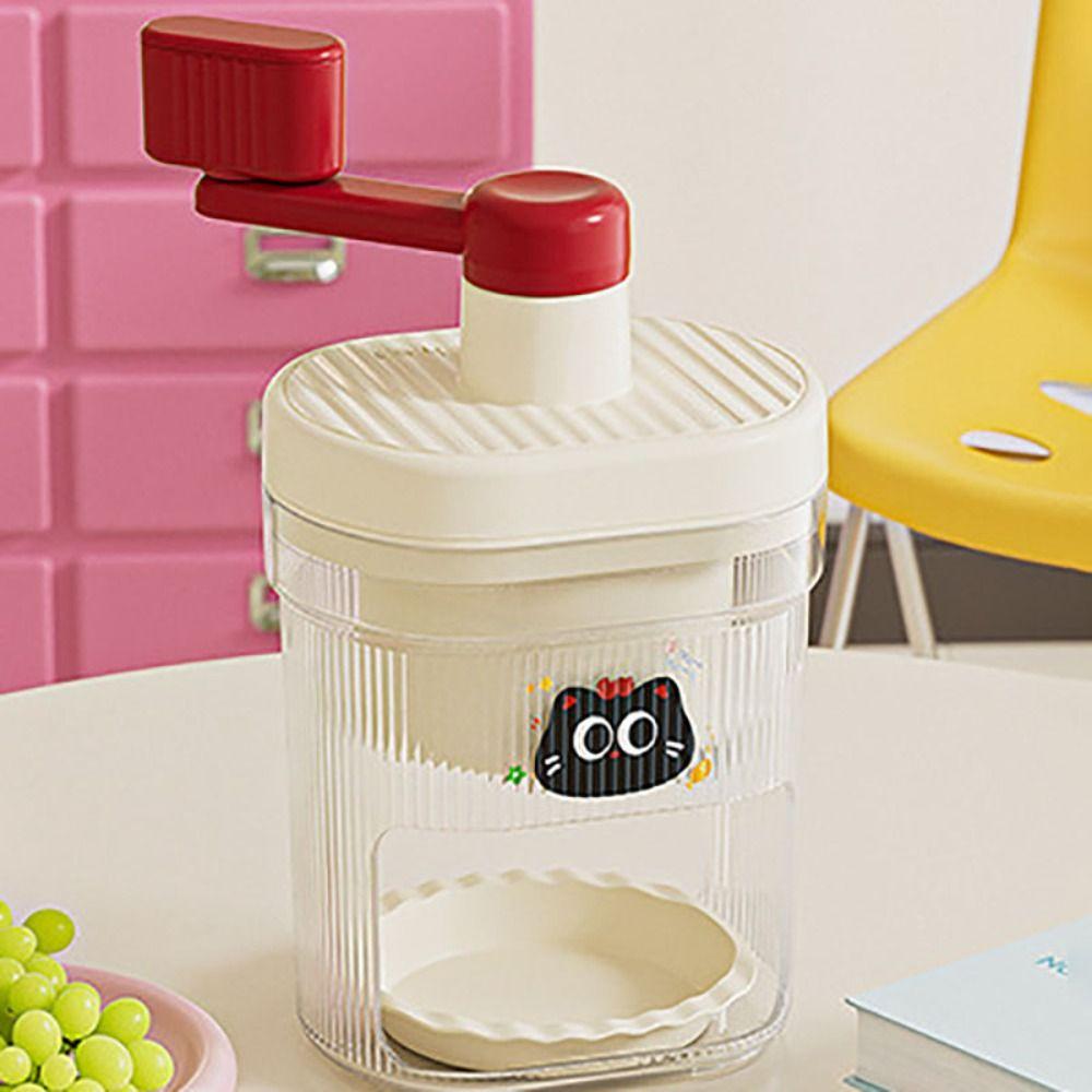 Hand Crank Ice Crushers Manual Smoothie Maker Mini Shaved Ice Machine  Food Stalls