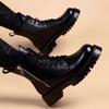 Men's 2024 Autumn British-Style Genuine Leather High-Top Work Boots
