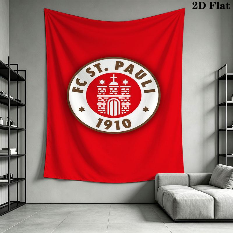 St. Pauli club Wall Hanging Printed Fabric Blanket Decorative Tapestries for Bedroom Living Room Home Decor