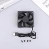 5V Бесщеточный Охлаждающий Вентилятор Usb Вентилятор для Роутера Корпус для Компьютера Охлаждающий Корпус для ТВ-Бокса 50 мм 80 мм 90 мм 120 мм ПК DIY Кулер Настольный Вентилятор