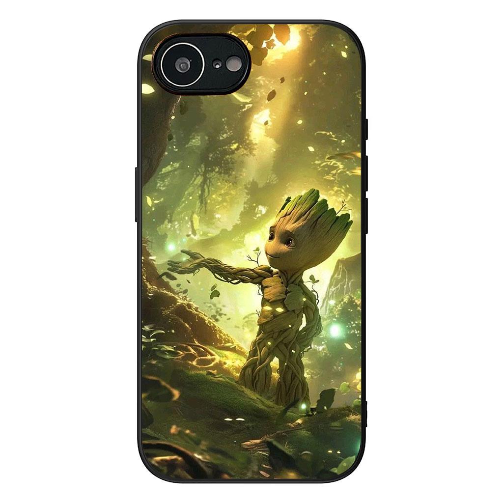 Чехол для телефона Стражи Галактики Грут для Apple iPhone 16 15 14 11 Pro Max 7 8 Plus SE2 SE3 SE 2022 2020