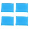 50Pcs Finger Sleeve Silicone Soft Thin Universal Finger Protector Instrument Accessories Sky Blue