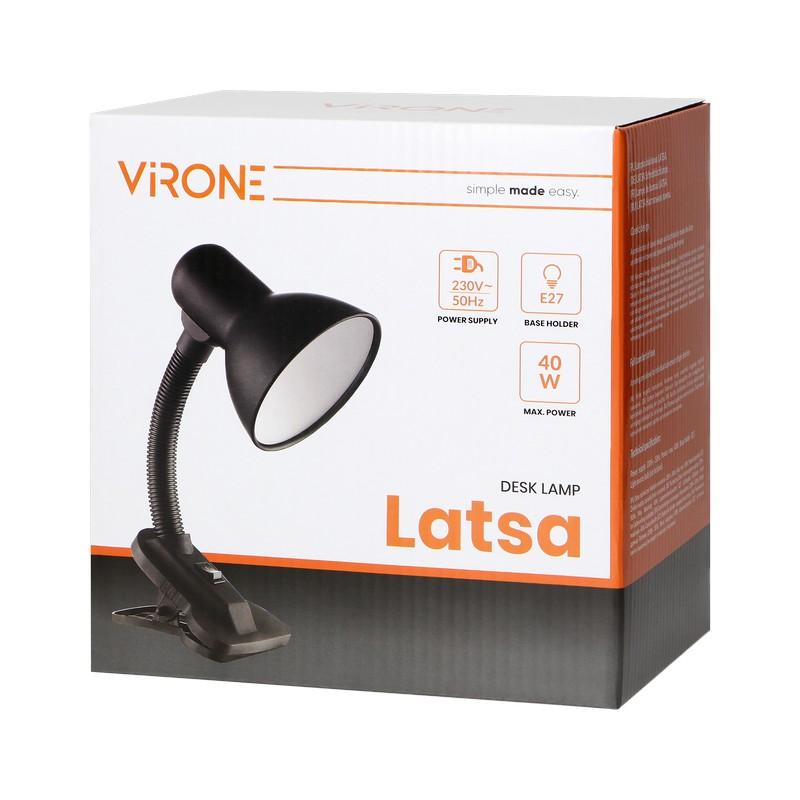 Latsa Desk Lamp With Clip, 40W, E27 - On-Dl-3/W