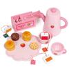 Mother Garden Деревянная игрушка Чайник Дикая клубника Чайный сервиз Набор для ролевых игр Деревянные сладости Подарок для девочек Развивающие игрушки для 3-летних Ролевые игры