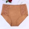 Большие размеры Женское нижнее белье с высокой талией Женские трусы из чистого хлопка 260 фунтов 100% хлопок промежность Женские шорты для подтяжки бедер и живота