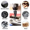3pcs 1/4 Inch Shank Spiral Flute Step Bit M35 Cobalt Material Cobalt Step Drill  Wood Drilling